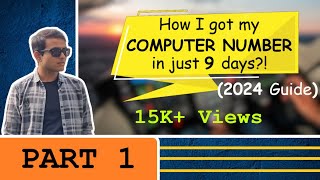 How to apply for DGCA Computer Number Got mine in 9 days in the first try  Part 1 ComputerNumber [upl. by Fridell353]