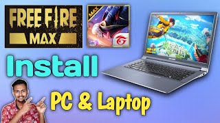 How To Install Free Fire Max In PC And Laptop  PC Me Free Fire Max Install Kaise Kare [upl. by Estren889]