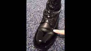 US Navy Boot Shining Trick [upl. by Bea872]