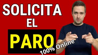 👉 Cómo SOLICITAR el PARO por Internet 100 ONLINE en 2024 ✅ Sin Certificado Digital PCMóvil [upl. by Kimberlee]