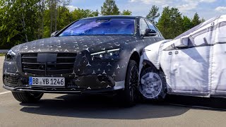 2021 Mercedes S Class – PreSafe Impulse Side collision control [upl. by Diego]