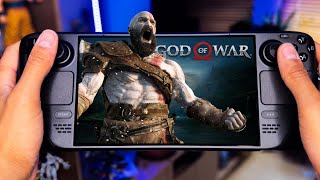 God of War  Steam Deck OLED Gameplay HDR [upl. by Camilla903]