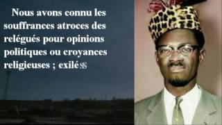 Patrice Lumumba discours dindépendance du Congo [upl. by Ebaj]