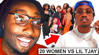 20 WOMAN VS 1 RAPPER  LIL TJAY Reaction [upl. by Neeuq]