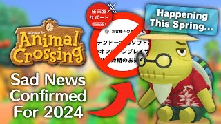 Sad News Confirmed For Animal Crossing This Spring [upl. by Scrivens]