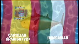 Spongebob SquarePants  Theme Song  Castilian Spanish VS Hungarian  Dub Comparison [upl. by Aiciruam818]