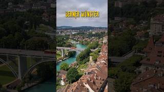 Overlooking at beautiful Bern city from above  Switzerland 🇨🇭 [upl. by Noam]