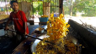 Cassava Chips Making Factory  Cassava Chip Snack Making Process  Indonesian Food [upl. by Merari487]