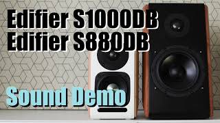 Edifier S880DB vs Edifier S1000DB  Sound Demo w Bass Test [upl. by Elletnahc]