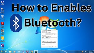 How to Enables Bluetooth in Windows 7 ComputerLaptop Full Setup [upl. by Erb]