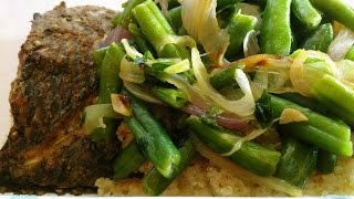 Poisson au Four Haricots Verts Quinoa I Quinoa Fish Green Beans [upl. by Russian383]