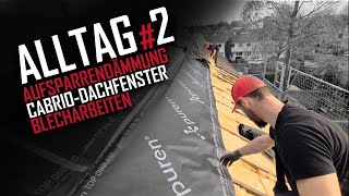 Dachdecker  Alltag 2  Schleppstreifen  Ortgang  PU Dämmung [upl. by Atiner]