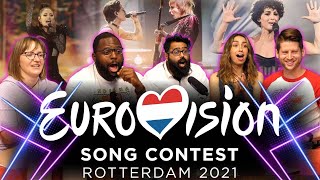 Eurovision 2021  Normies react to performances [upl. by Issor]