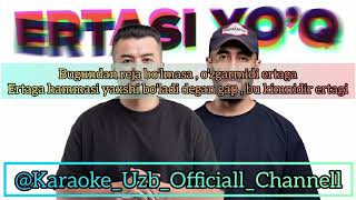 Konsta ft Shokir  Ertasi yoq Karaoke [upl. by Ahsinroc]