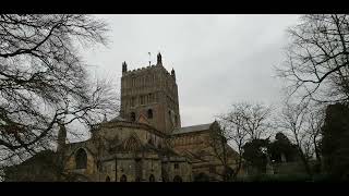 Tewkesbury Abbey chiming 12 [upl. by Ridgley]