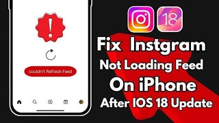 Instagram Not Loading On iPhone [upl. by Goldsmith]