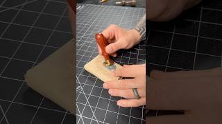 Creating a wax seal stamp for wrapping ​⁠​⁠xToollaser xtool xtoolf1ultra leatherasmr leather [upl. by Alvie]