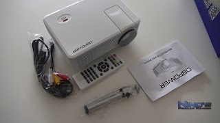 Mini LED Projector RD805 Review [upl. by Rizika]