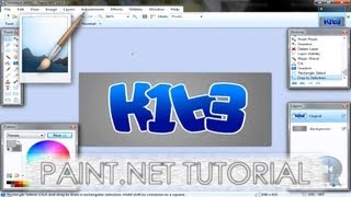 PaintNET tutorial number 86  Very cool text [upl. by Elder]