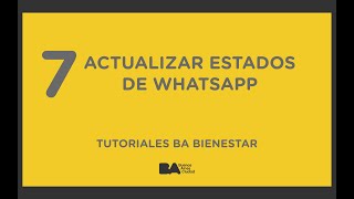 Actualizar estados de WhatsApp [upl. by Vedis]