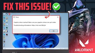 How to Fix Graphics Card Driver Crashing in Valorant PC  Valorant Driver Crash Fix [upl. by Ellennaj]