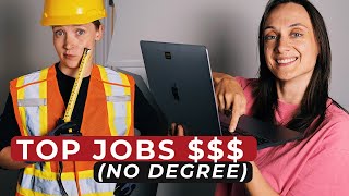 8 HighPaying Jobs That Dont Require a Degree in Canada [upl. by Wilser]