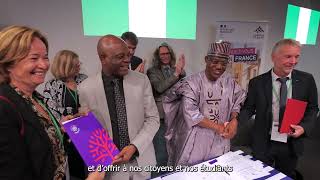 Seminar Afrique  France with the largest Nigerian delegation [upl. by Ahsik]