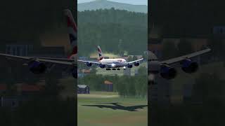 Landing at Geneva Airport airplane [upl. by Maice899]