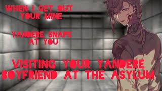 ASMR Visiting Your Yandere Boyfriend At The Asylum M4F Argument Snaps At You Read Description [upl. by Enoval]