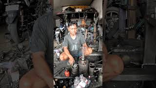 CRANKSHAFT HANDLEBAR INSTALLATION TECHNIQUE mechanical automotive vehicle [upl. by Snoddy803]