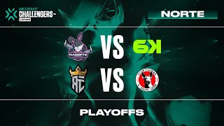 🔴 Día 4  Semana 5  VCL Latam Norte  Playoffs  MR vs 6K RETA vs EXL [upl. by Aneehsirk]