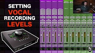 How To Set Levels For Recording Vocals [upl. by Enimrac]