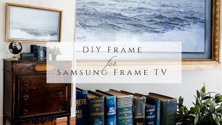 DIY Frame for Samsung Frame TV [upl. by Ihp572]