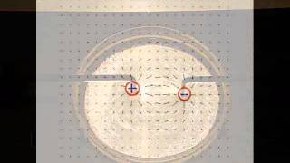 Visualisation des lignes de champ électrostatique [upl. by Nrehtak]