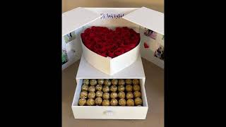 valentine spacial gift box for gfbf  chocolate and rose valentinegifts Bangladeshisisters [upl. by Lamprey5]