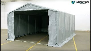 Montaje carpa 6x8 MAX PVC 30 Tipo B [upl. by Aloek]