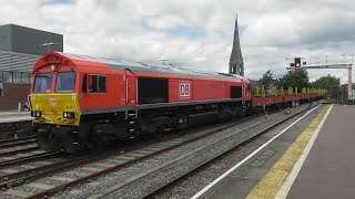 Freight trains at Gloucester  10th July 2024 [upl. by Ziguard318]