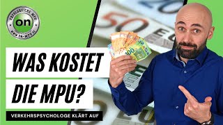 MPU Kosten  Wie teuer ist eine MPU wirklich  2022  ON MPU [upl. by Nalahs887]