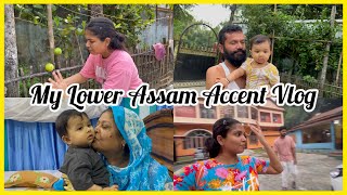 My Lower Assam Accent Vlog  Barpetiya Accent  Family Moments  Jasmin Happiness [upl. by Rolph]