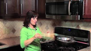 How to Blanch Spinach in the Microwave  Spinach Bites [upl. by Rodnas]