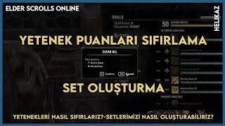 12Yetenek Puanları Sıfırlama ve Set Oluşturma 50160 CP  ESO Türkçe 2024 [upl. by Anissa]