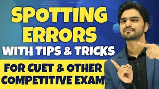 Error Detection And Correction  Spotting Errors  RulesConceptsEnglish  Error Detection In Hindi [upl. by Nsaj902]