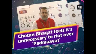 Chetan Bhagat feels it’s unnecessary to riot over Padmaavat’  Rajasthan News [upl. by Merrell]