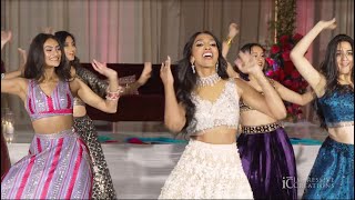 ANISHA WEDDING BOLLYWOOD Performance Ghagra Khwab Dekhe Chikni Chameli ShararaTip Tip Sheila [upl. by Kati]