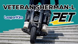 Veteran ShermanL the new electric unicycle by Leaperkim coming to PET London [upl. by Ehcram]