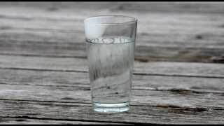 Time Lapse Test  Freezing A Glass of Water [upl. by Gar]