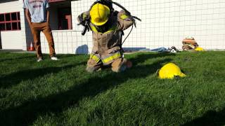 Donning Firefighting Turnout gear in 60 seconds [upl. by Margarethe]