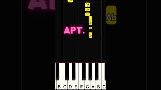 APT🍻  🎹 Piano Tutorial shorts pianotutorial [upl. by Heilman]