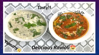 How to make Ravioli in Indian Stylewith veggie with No Onion and No Garlic [upl. by Milman]