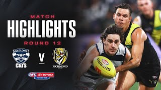 Geelong Cats v Richmond Highlights  Round 12 2024  AFL [upl. by Ttekcirc]